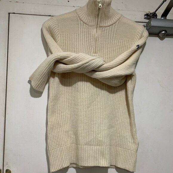 NEW HH HALF ZIPPER TURTLENECK KNITTED WOOL SWEATERS SIZE M - Picture 3 of 14